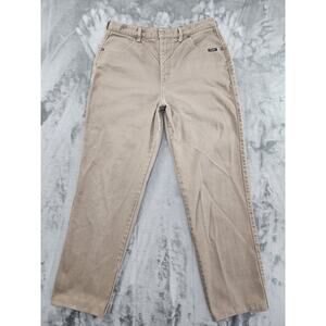Vintage RoughRider Circle T High Rise Denim Jeans Size 17/18 Tan HEMMED Western